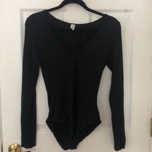 Low v neck bodysuit.